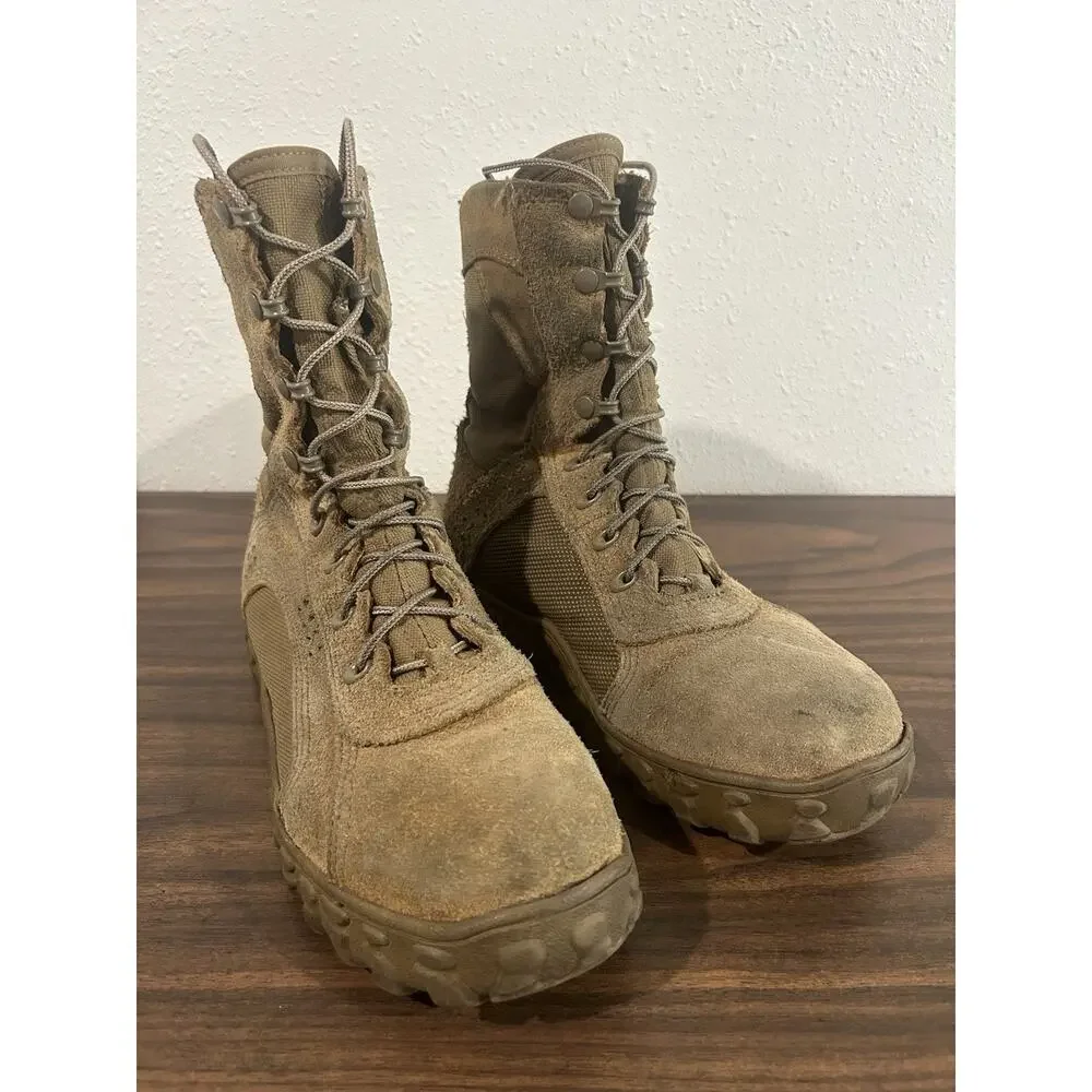 Rocky‎ S2V Tactical Military Boots Steel Toe Coyote Size 6M Vibram USA Combat